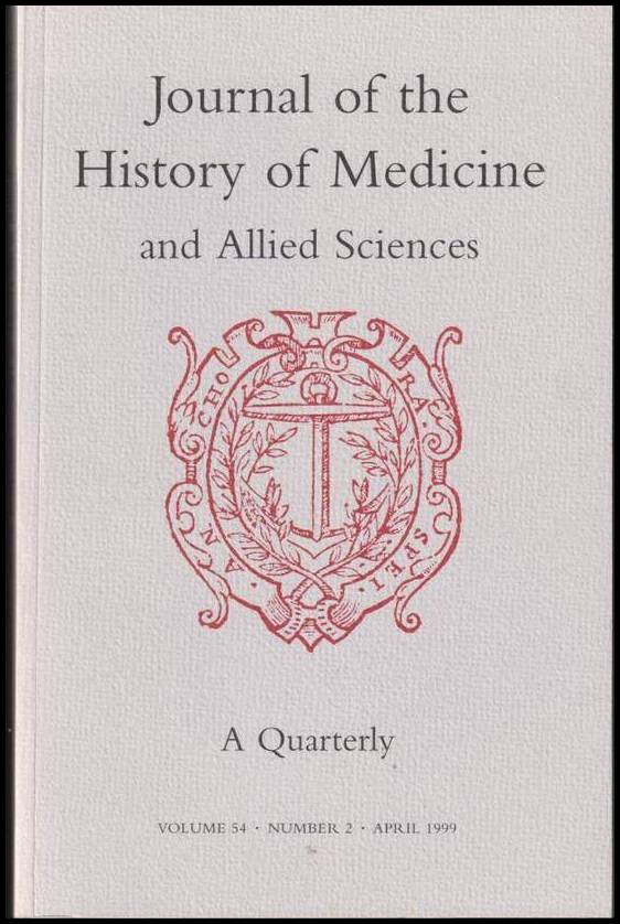 Journal of the History of Medicine and Allied Sciences | 1999 / 2