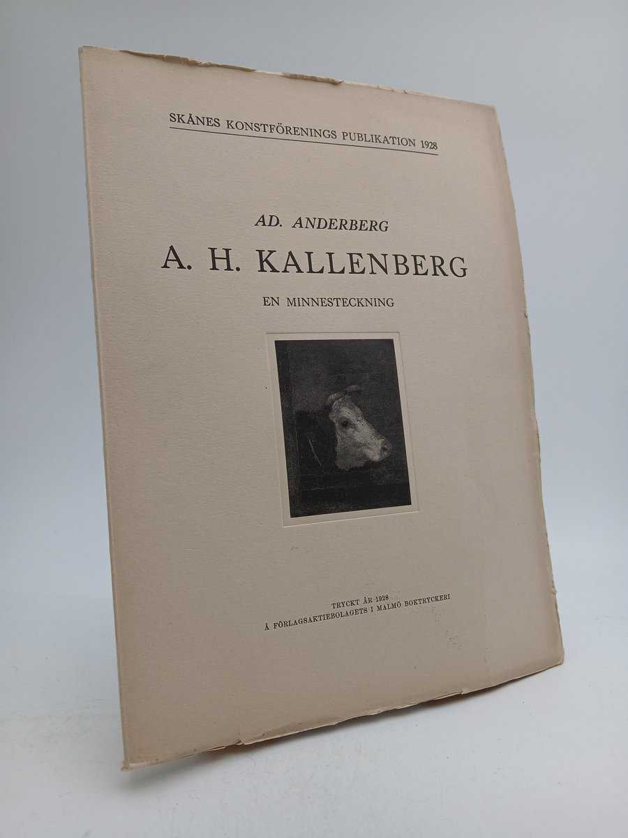 Anderberg, Adolf | A. H. Kallenberg : En minnesteckning