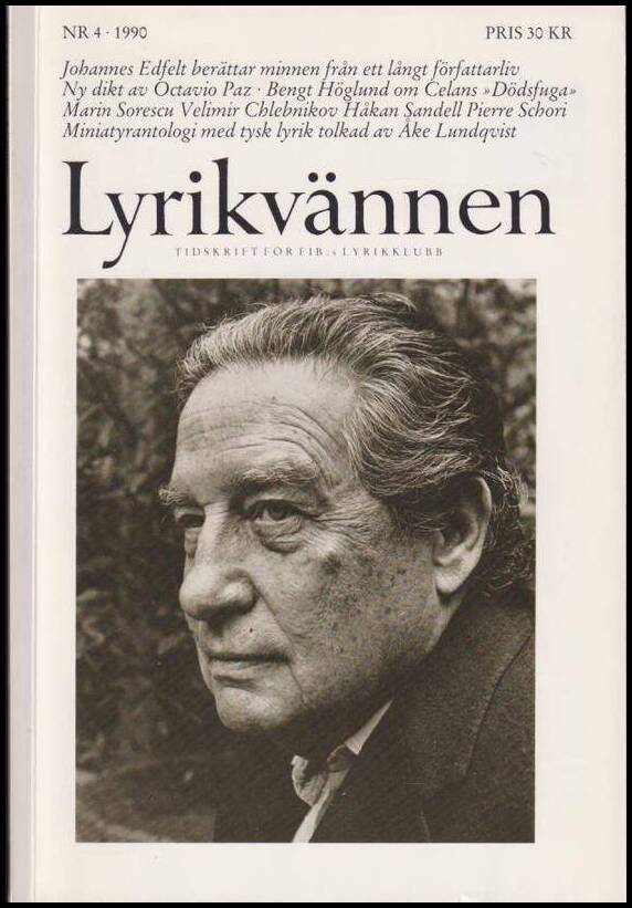 Lyrikvännen | 1990 / 4