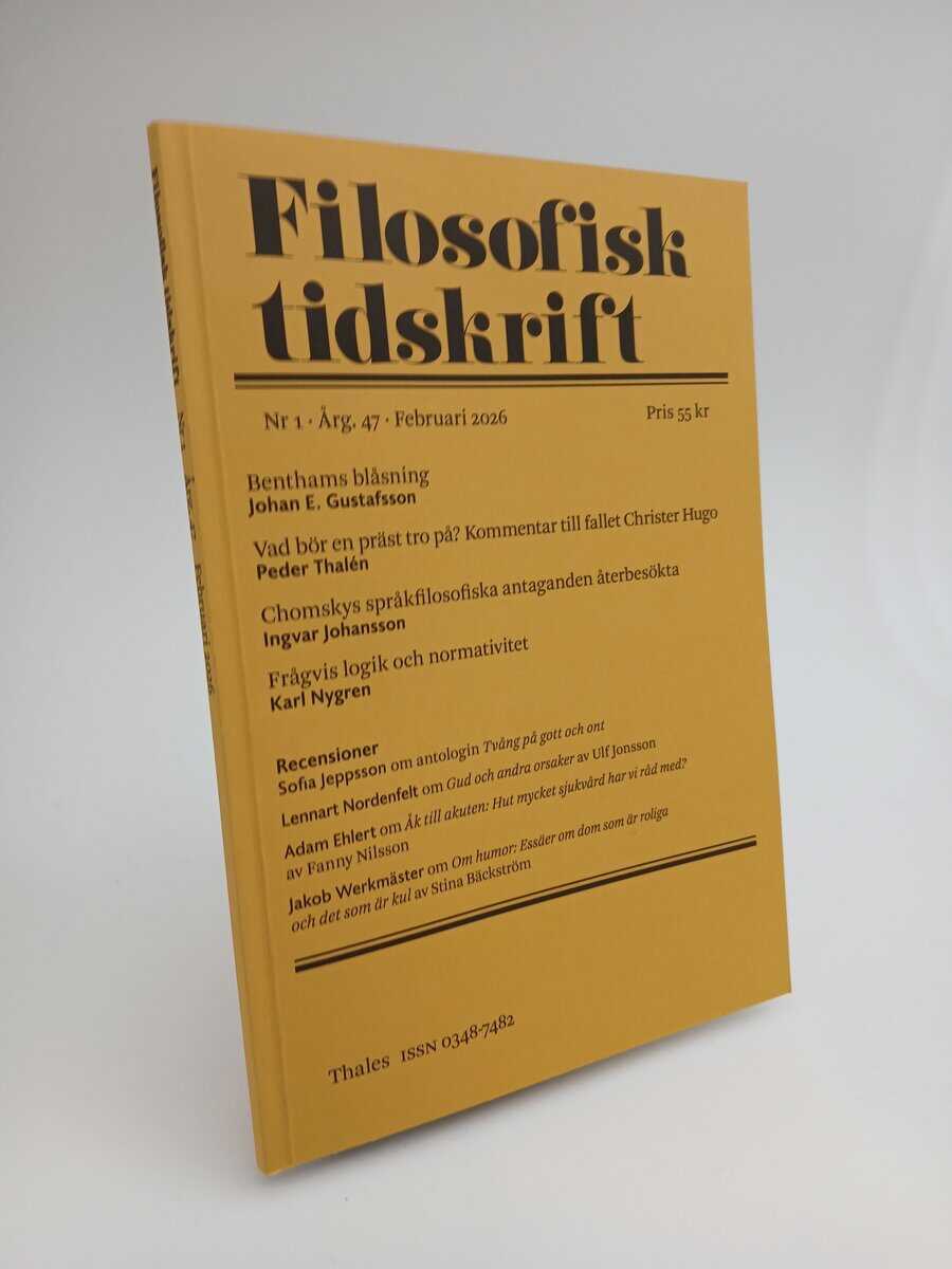 Filosofisk tidskrift | 2026/1