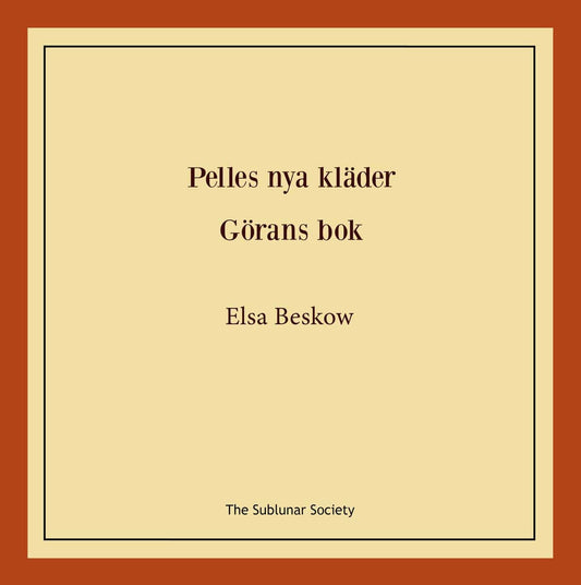Beskow, Elsa | Pelles nya kläder | Görans bok