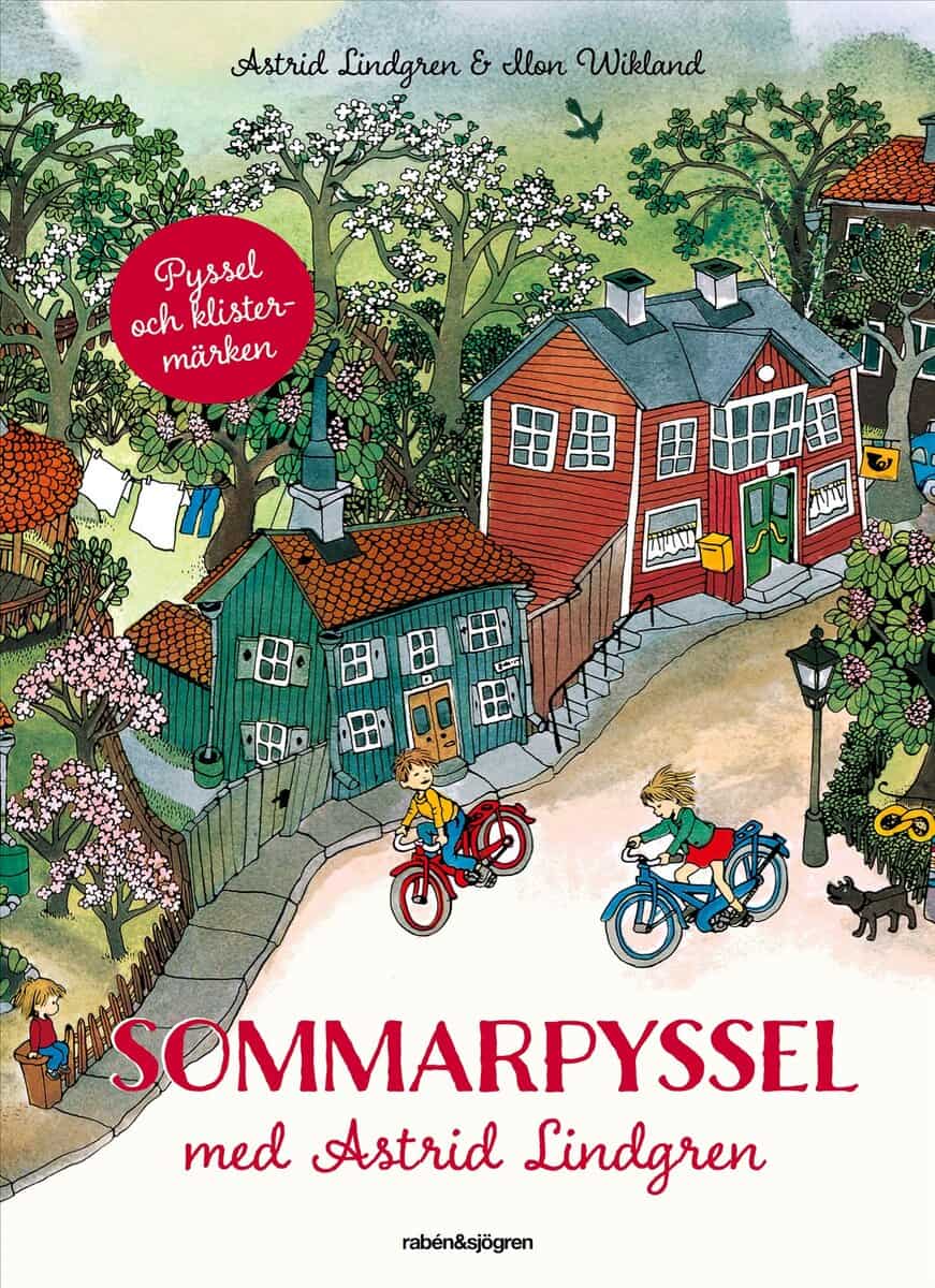 Lindgren, Astrid | Sommarpyssel med Astrid Lindgren : Med klistermärken