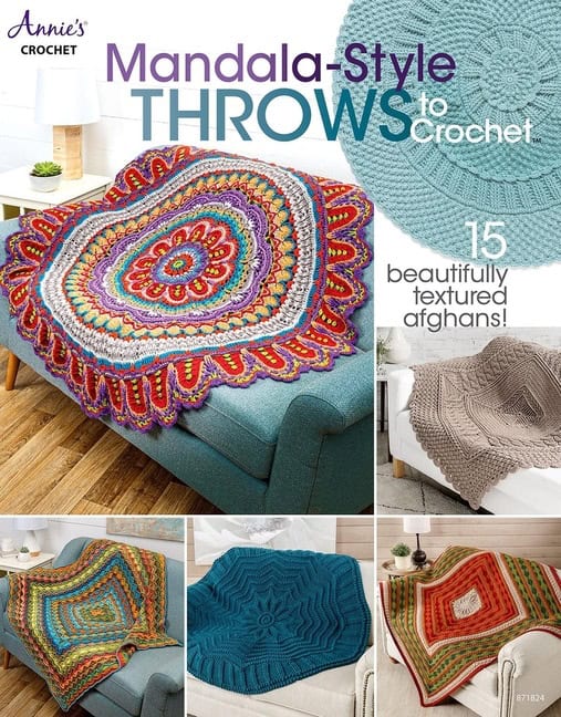 Annies Crochet | Mandala-Style Throws to Crochet