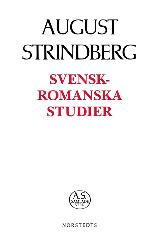 Strindberg, August | Svensk-romanska studier