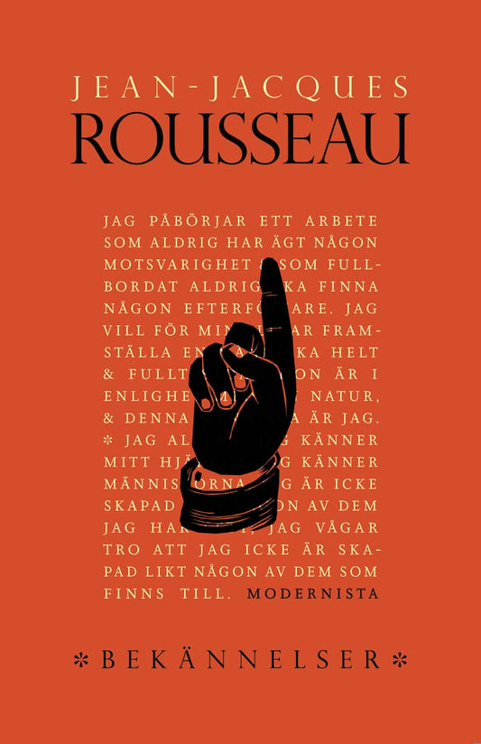 Rousseau, Jean-Jacques | Bekännelser