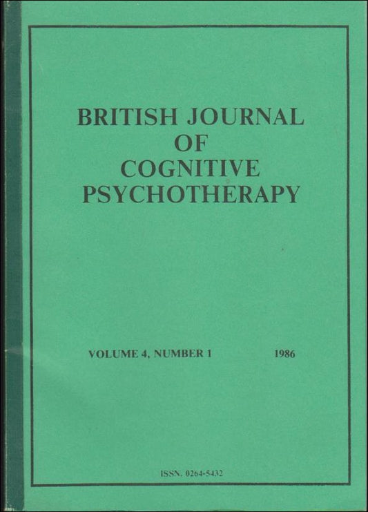 Dryden, Windy & Trower, Peter (red.) | British Journal of Cognitive Psychotherapy