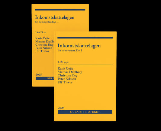 Cejie, Katia | Dahlberg, Mattias | Eng, Christina | Nilsson, Peter | Tivéus, Ulf | Inkomstskattelagen : En kommentar. De...