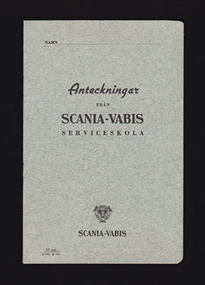 Anteckningar från Scania-Vabis serviceskola