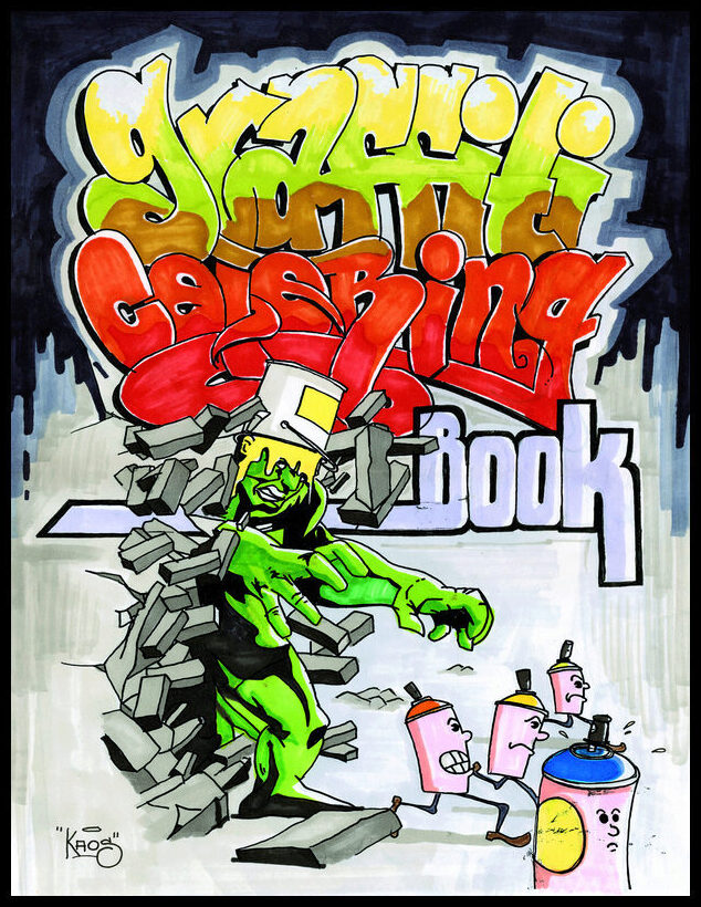 Wufc, Uzi | Graffiti Coloring Book
