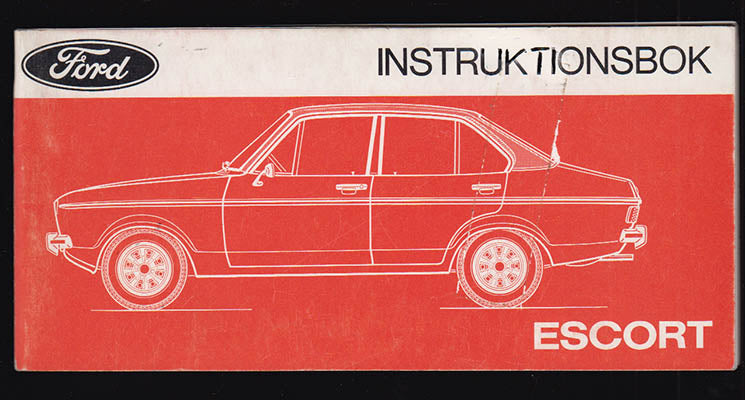 Escort : Instruktionsbok [Ford]