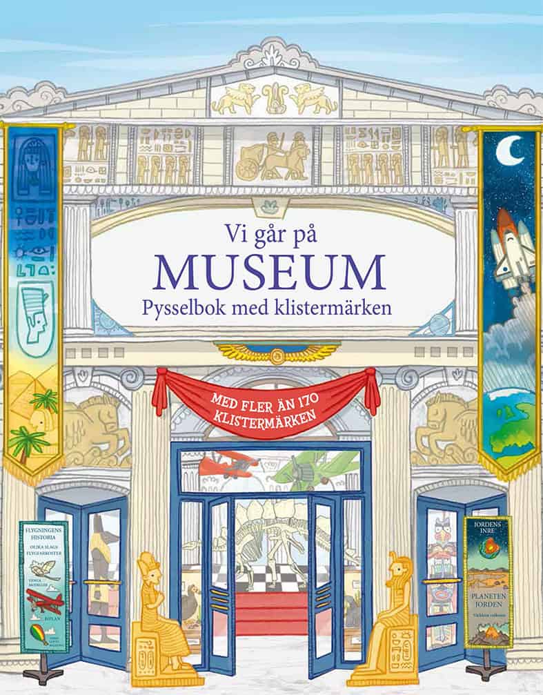 Reid, Struan | Vi går på museum : Pysselbok med klistermärken
