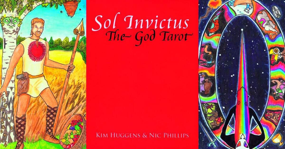 Hugens Kim & Phillips Nic | Sol Invictus : The God Tarot (78 Cards & Instruction Booklet)