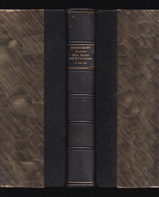 [Würtemberg, Erik Teodor Marks von] | Festskrift tillägnad : presidenten juris doktor herr friherre Erik Marks von Würte...