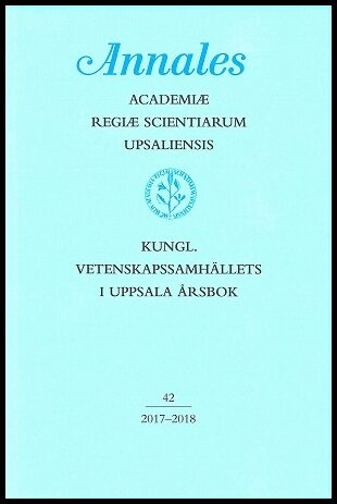 Mähl, Stefan [red.] | Kungl. Vetenskapssamhällets i Uppsala årsbok 42/2017-2018