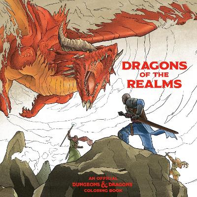 Official Dungeons & Dragons Licensed | Dragons of the Realms : An Official Dungeons & Dragons Coloring Book