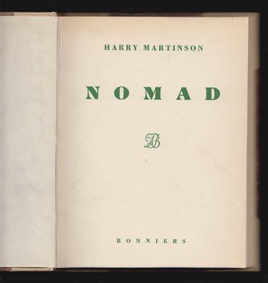 Martinson, Harry | Nomad