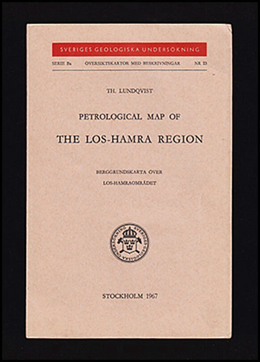 Lundqvist, Th. (Thomas) | Petrological map of the Los-Hamra region : Berggrundskarta över Los-Hamra området