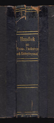 Backman, J. H. (Johan Harder) | Handbok uti Twiste-, Utsöknings- och Rättegångsmål