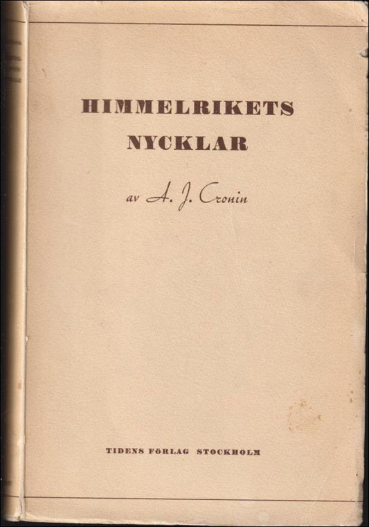 Cronin, A.J. | Himmelrikets nycklar