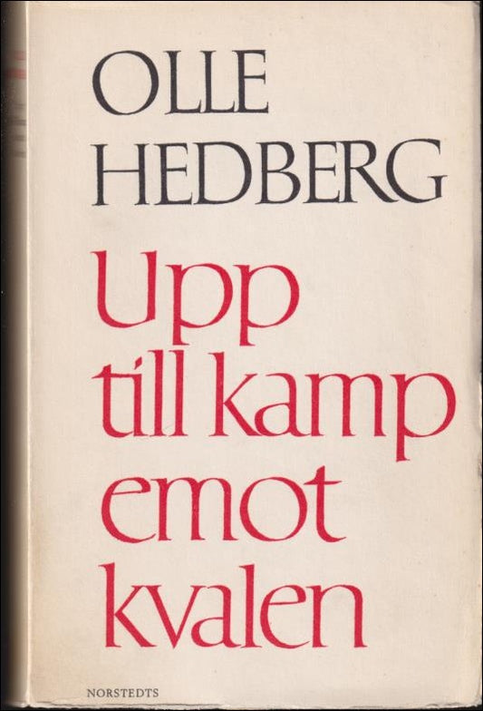 Hedberg, Olle | Upp till kamp emot kvalen