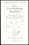 Lichtenberg, Georg Christoph | G.C. Lichtenberg föreläser : 'Några strödda adnotationer under Prof. Lichtenbergs föreläs...