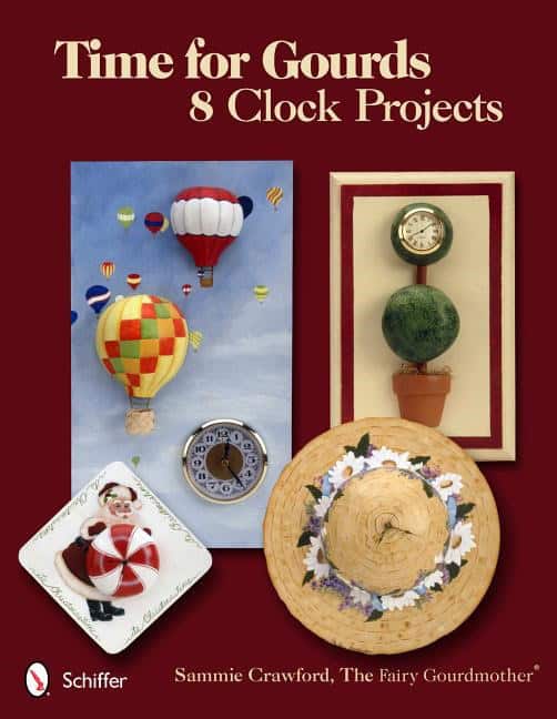 Sammie Crawford | Time For Gourds : 8 Clock Projects