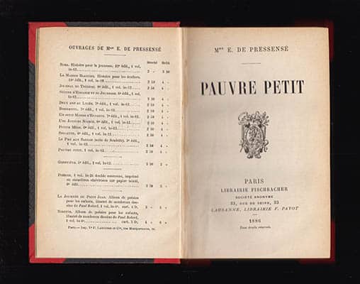 Pressensé, E. de (Edmond de, 1824-1891) | Pauvre petit