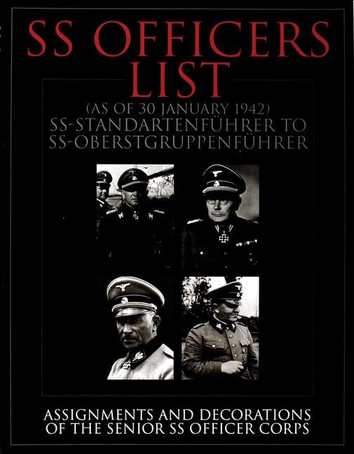 Schiffer Publishing, Ltd. | Ss Officers List (As Of January 1942)
