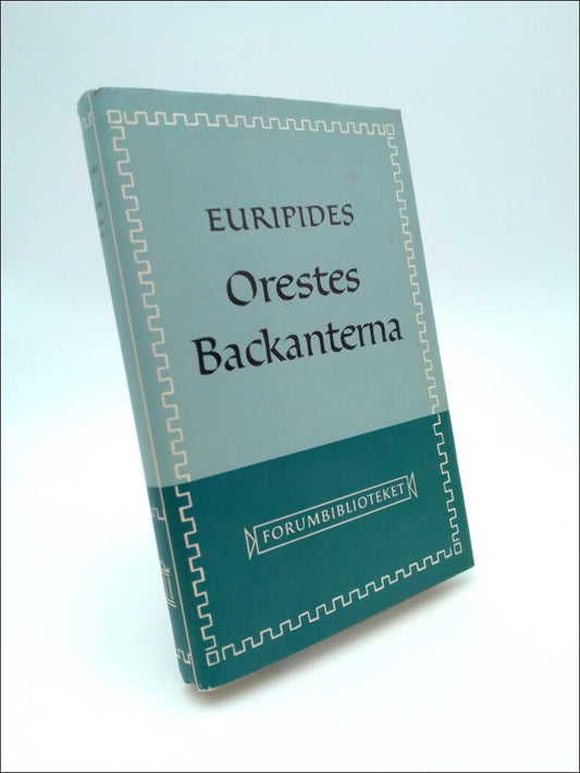 Euripides | Orestes | Backanterna