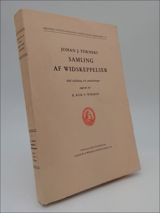 Wikman, K. ROB (red) | Johan J. Törners samling af widskeppelser : Med inledning och anmärkningar utgiven av K. ROB. V. ...