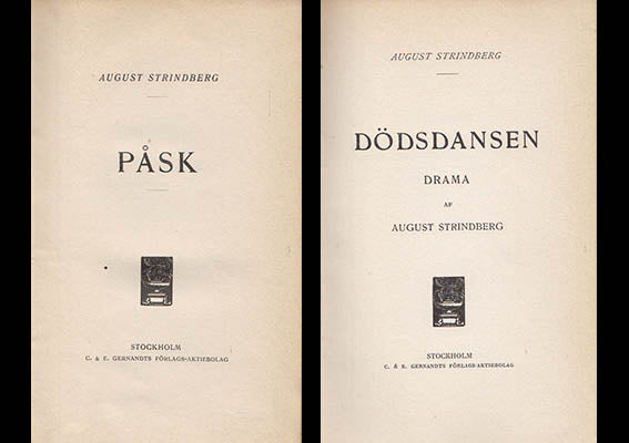 Strindberg, August | Påsk + Dödsdansen : Drama