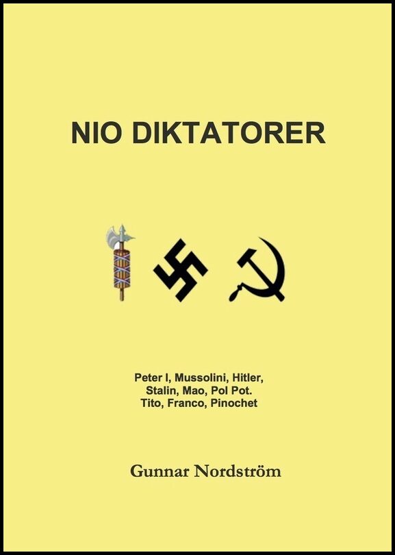 Nordström, Gunnar | Nio diktatorer : Peter den Store, Mussolini, Hitler, Stalin, Mao, Pol Pot, Tito, Franco, Pinochet : ...