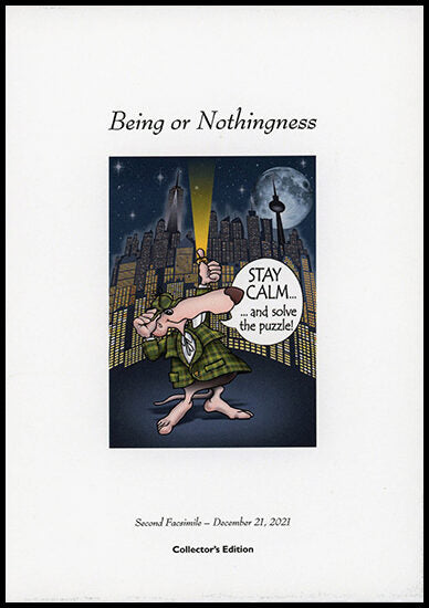 Second Facsimile of the Collector's Edition of Being or Nothingness by Joe K (Giacomo Oreglia)