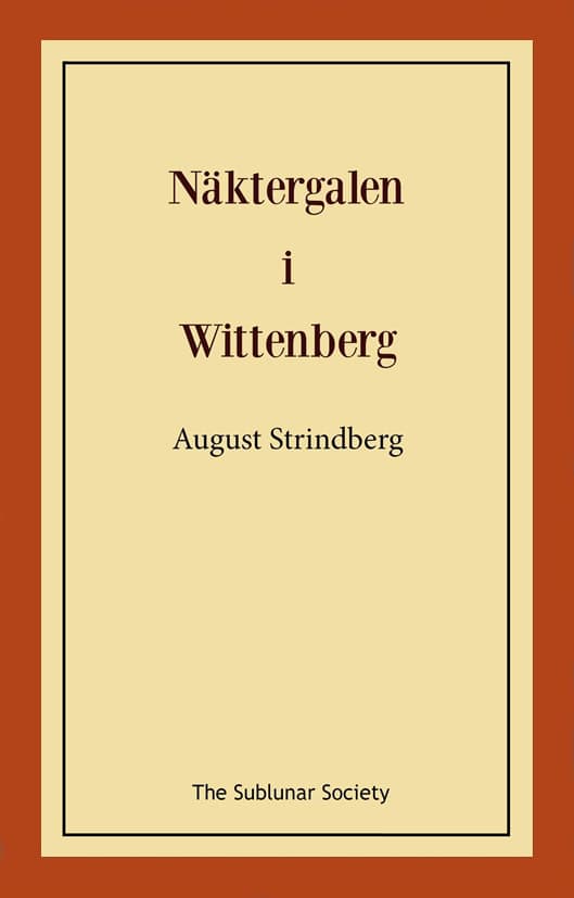 Strindberg, August | Näktergalen i Wittenberg