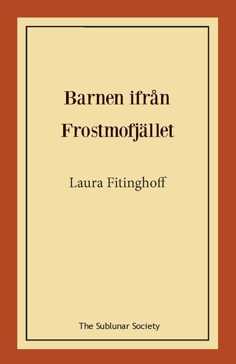 Fitinghoff, Laura | Barnen ifrån Frostmofjället