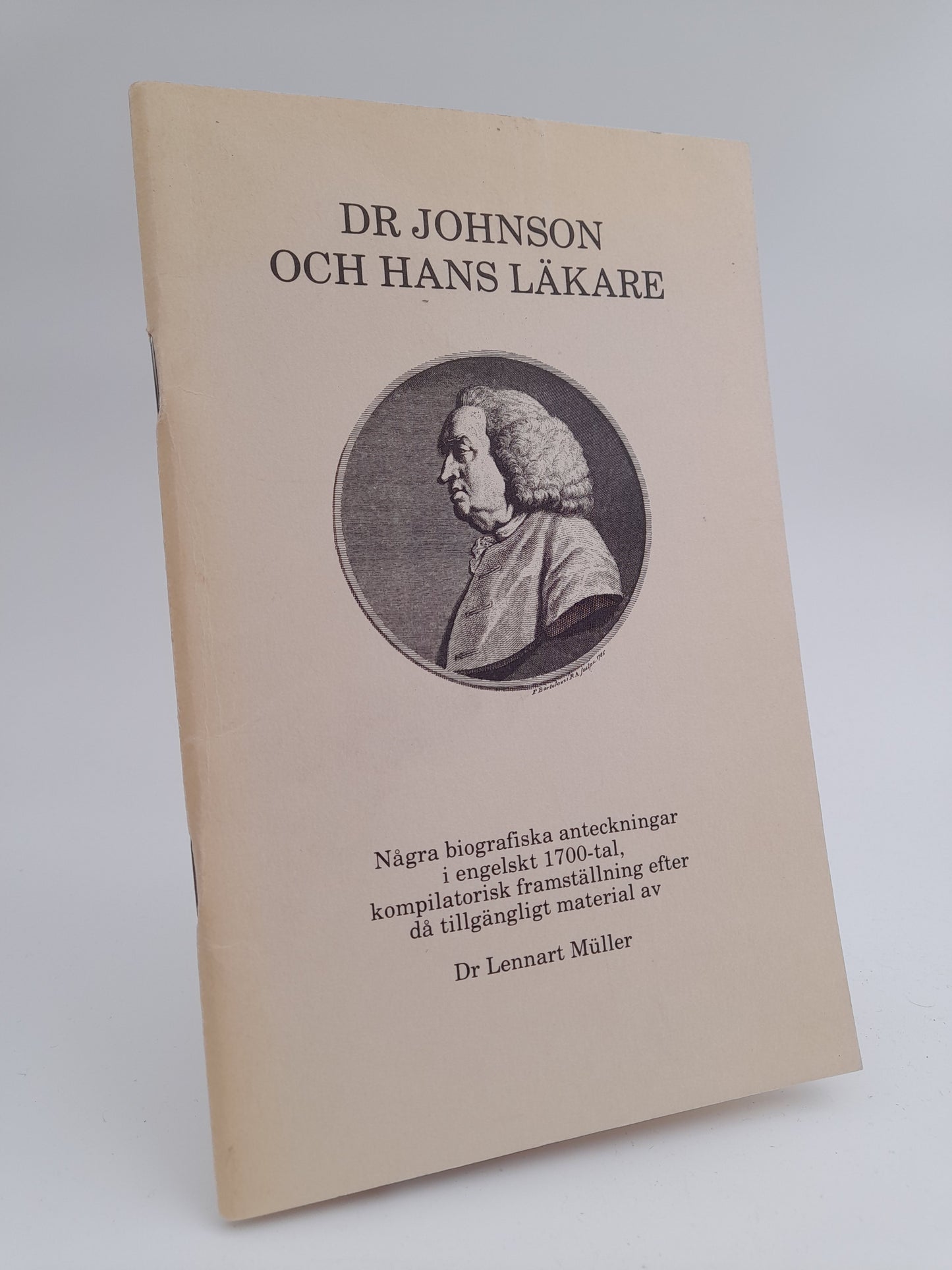 Müller, Lennart | Dr Johnson och hans läkare : Några biografiska anteckningar i engelskt 1700-tal : kompilatorisk framst...