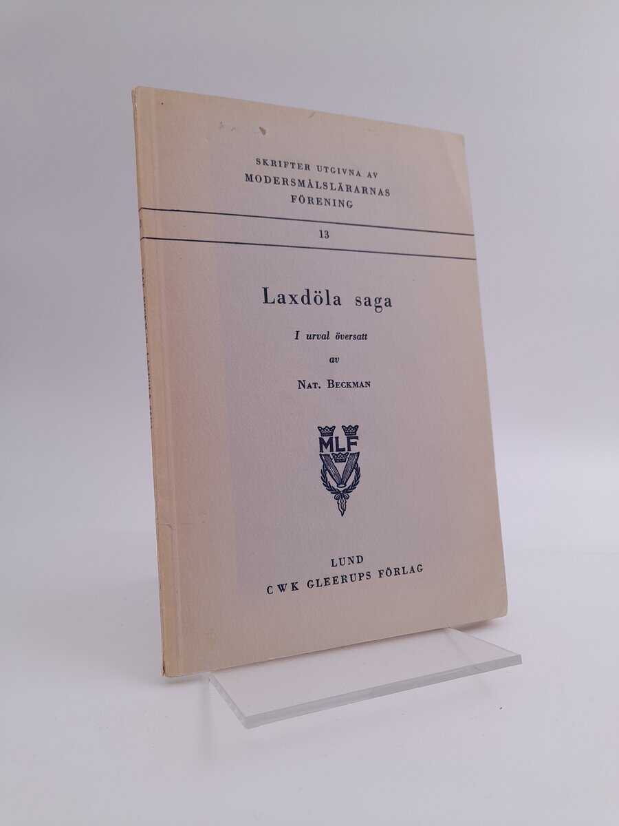 Beckman, Natanael [övers.] | Laxdöla saga : i urval övers. av Nat. Beckman.