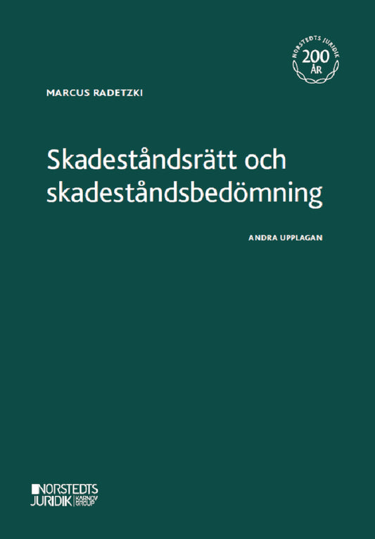 Radetzki, Marcus | Skadeståndsrätt och skadeståndsbedömning
