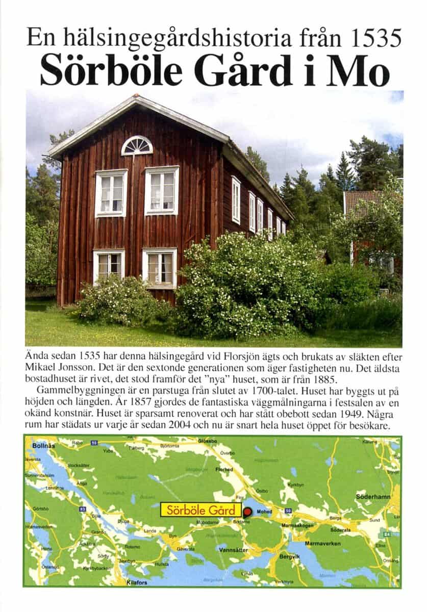 Sandström, Karin | Sörböle gård i Mo : En hälsingegårdshistoria från 1535