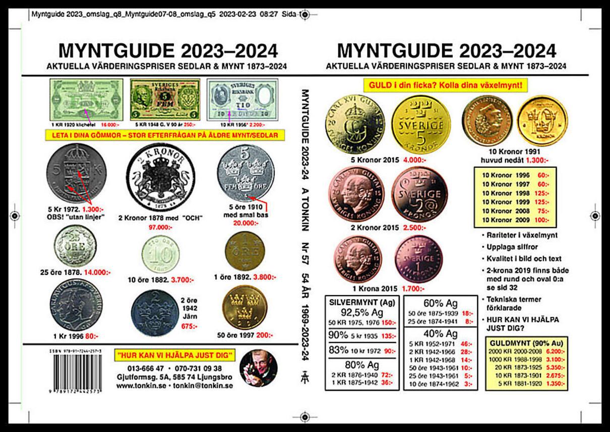 Tonkin, Archie | Myntguide 2023-2024 Nr 57