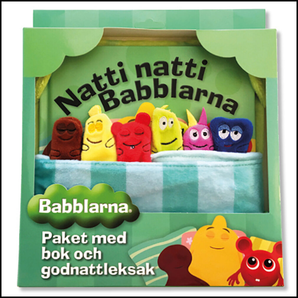Tisell, Anneli| Johansson, Iréne | Natti Natti Babblarna Bok och godnattleksak