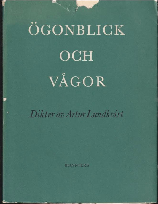 Lundkvist, Arthur | Ögonblick och vågor