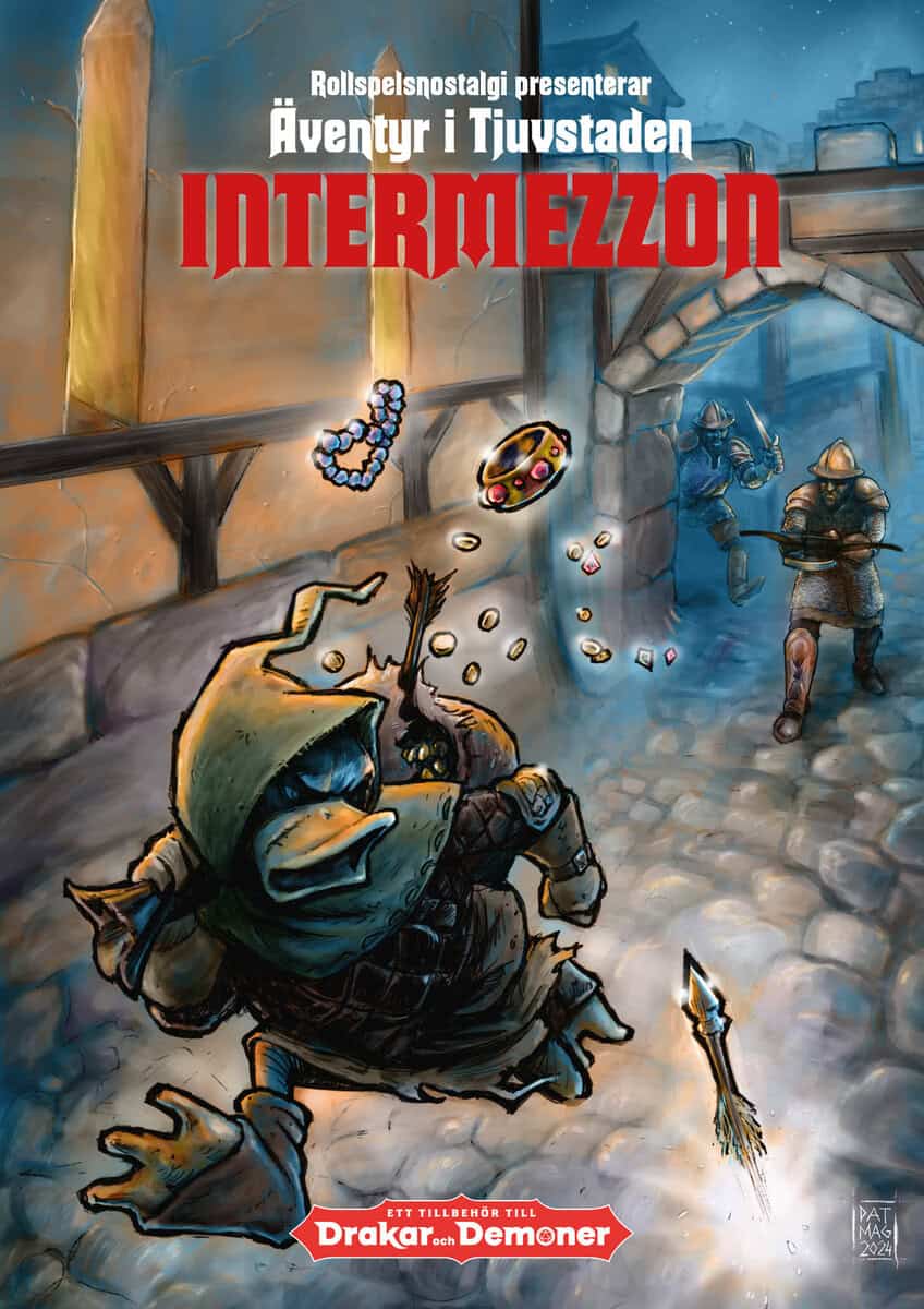 Lehto, Daniel | Lowejko, Samuel | Intermezzon i Tjuvstaden : Ett tredjepartssupplement till Drakar och Demoner