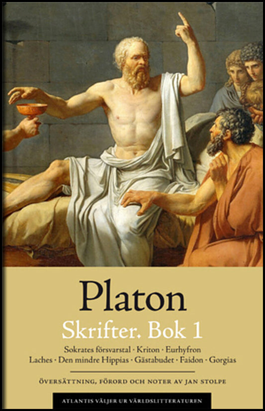 Platon | Skrifter. Bok 1. Sokrates försvarstal | Kriton | Euthyfron | Laches | Gästabudet | Faidon | Gorgias