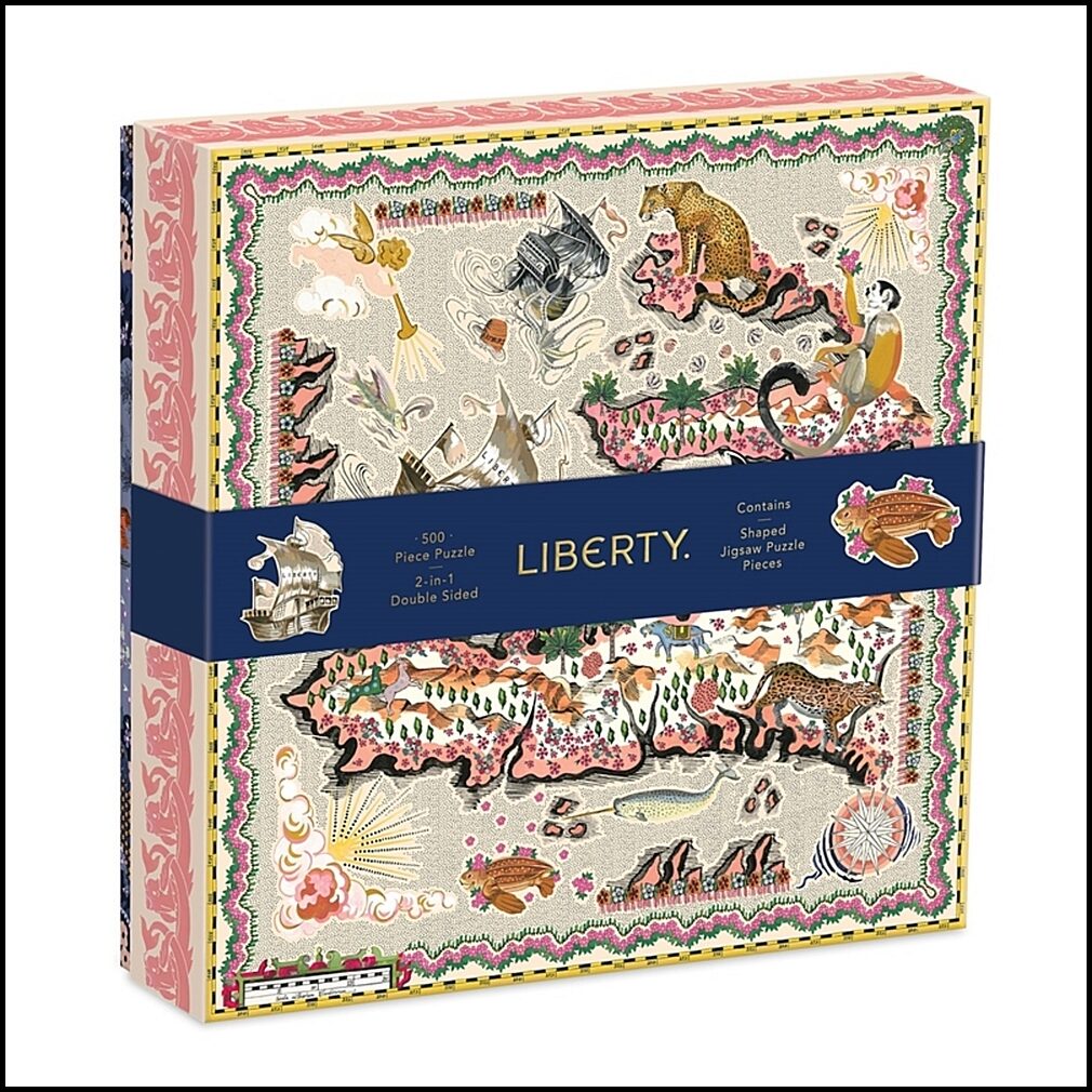 Liberty London Maxine 500 Piece Double Sided Puzzle With Shaped Pieces