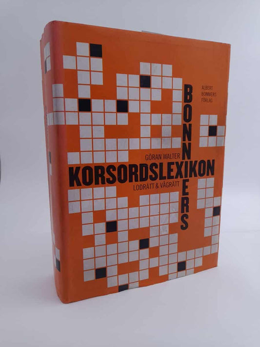 Walter, Göran | Bonniers korsordslexikon : Lodrätt & vågrätt