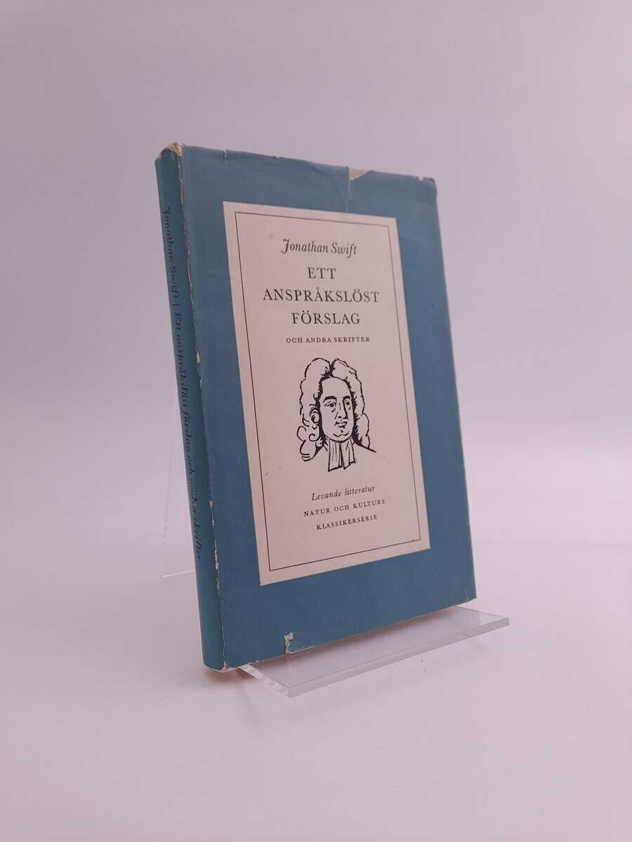 Swift, Jonathan | Ett anspråkslöst förslag och andra smärre skrifter