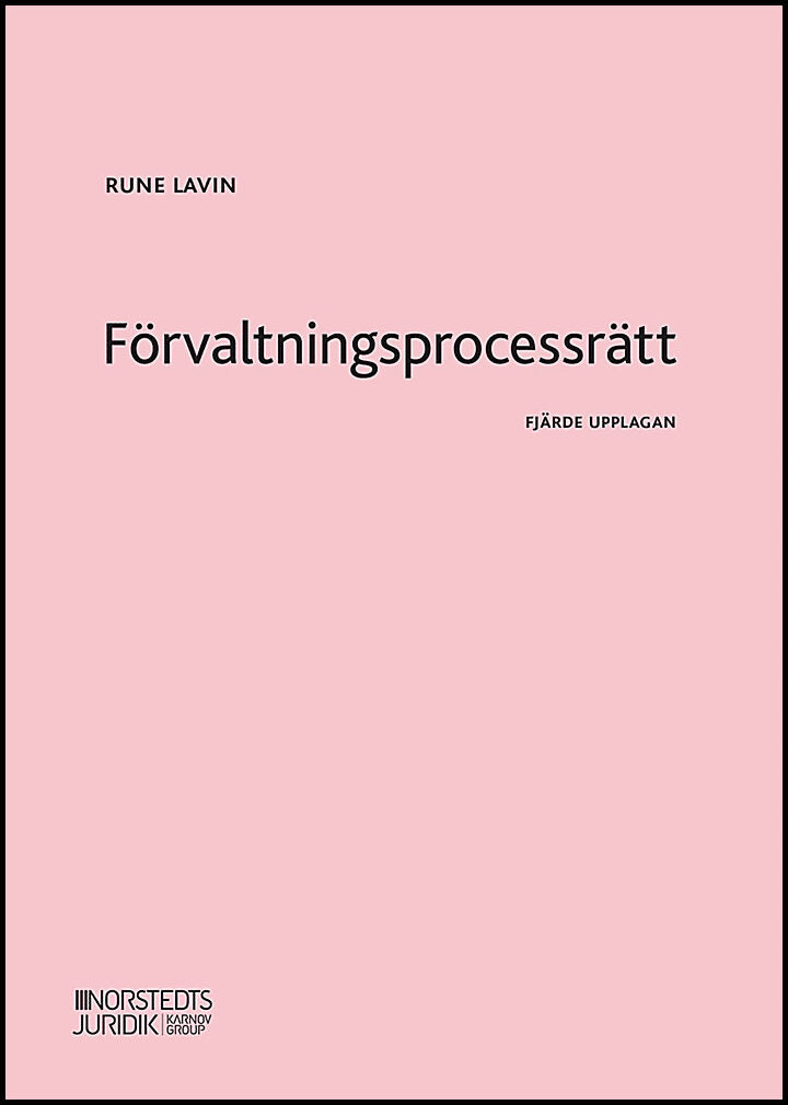 Lavin, Rune | Förvaltningsprocessrätt