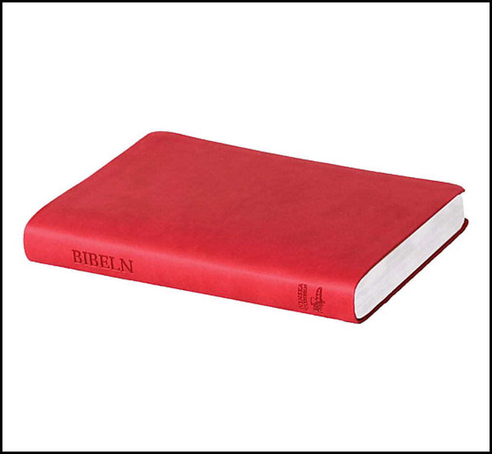 Svenska Folkbibeln 2015, slimline, rosa skinnimitation