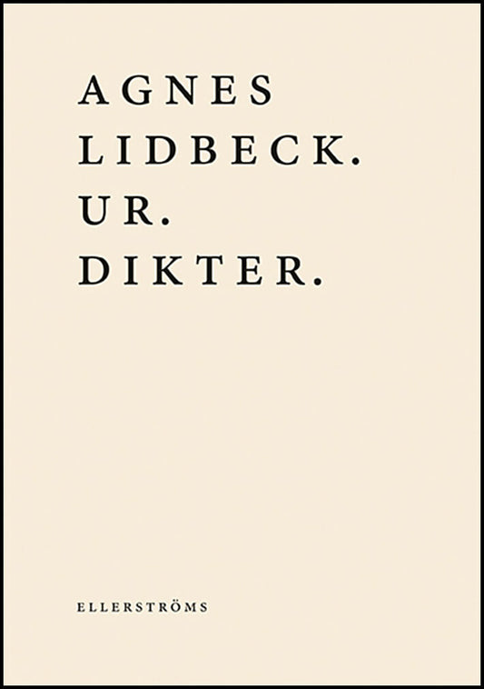 Lidbeck, Agnes | Ur